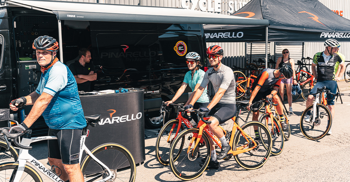 Pinarello Demo Day at Wheelbase