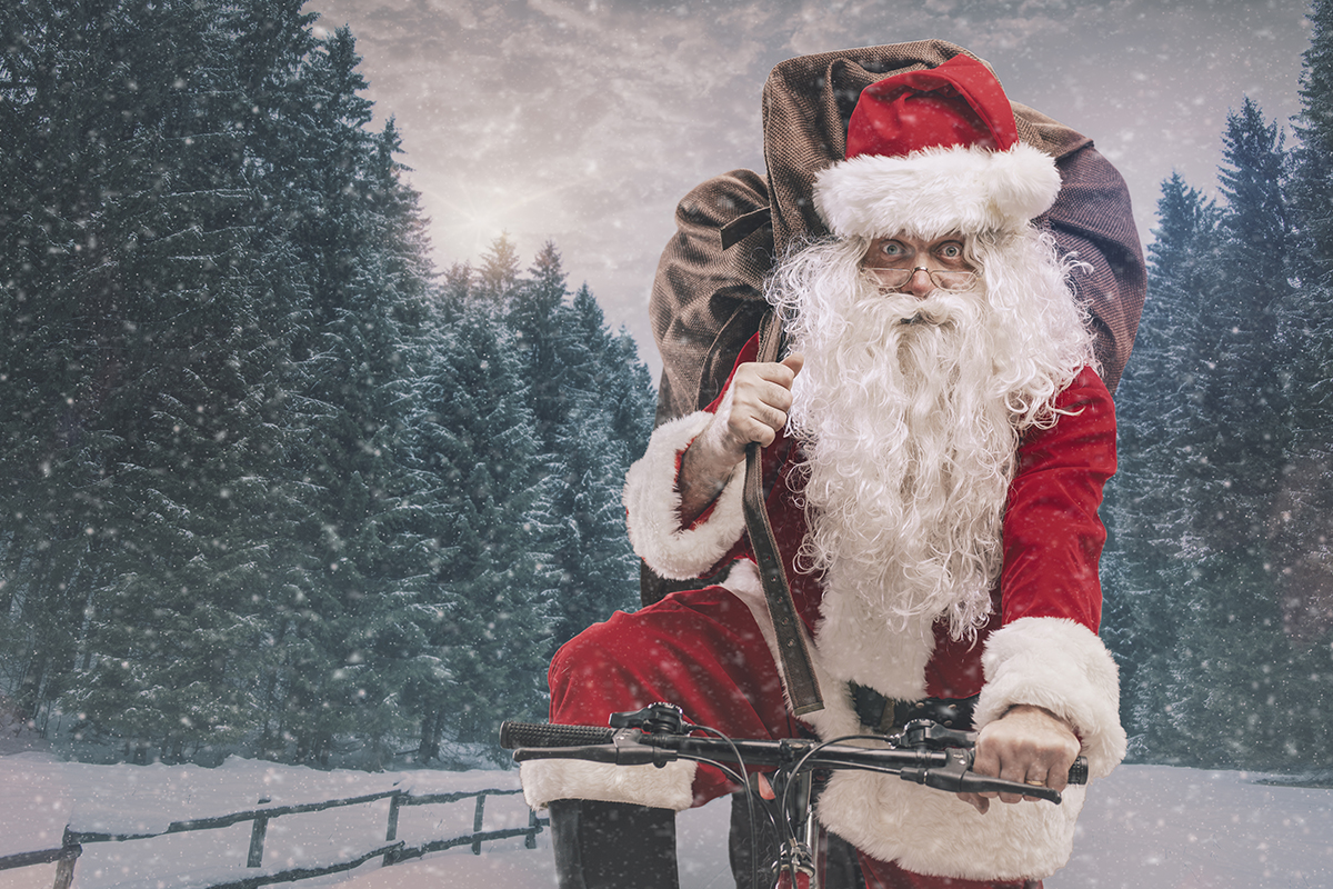 DRESSED AS SANTA MOUNTAIN BIKE RIDE – JOIN US!