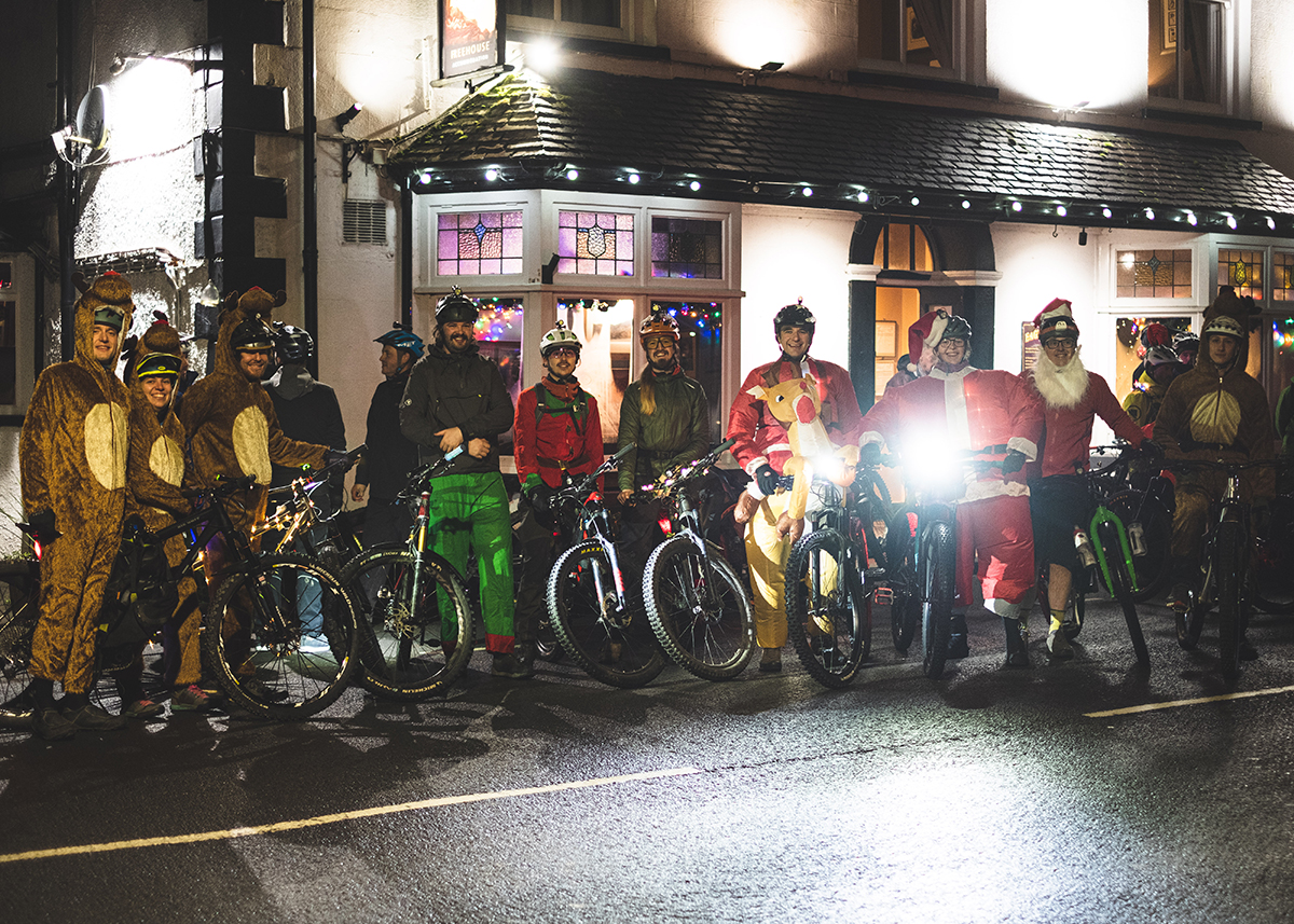 Wheelbase Dressed as Santa Ride 2022