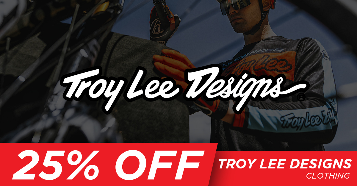 25% Off All Troy Lee Designs Clothing
