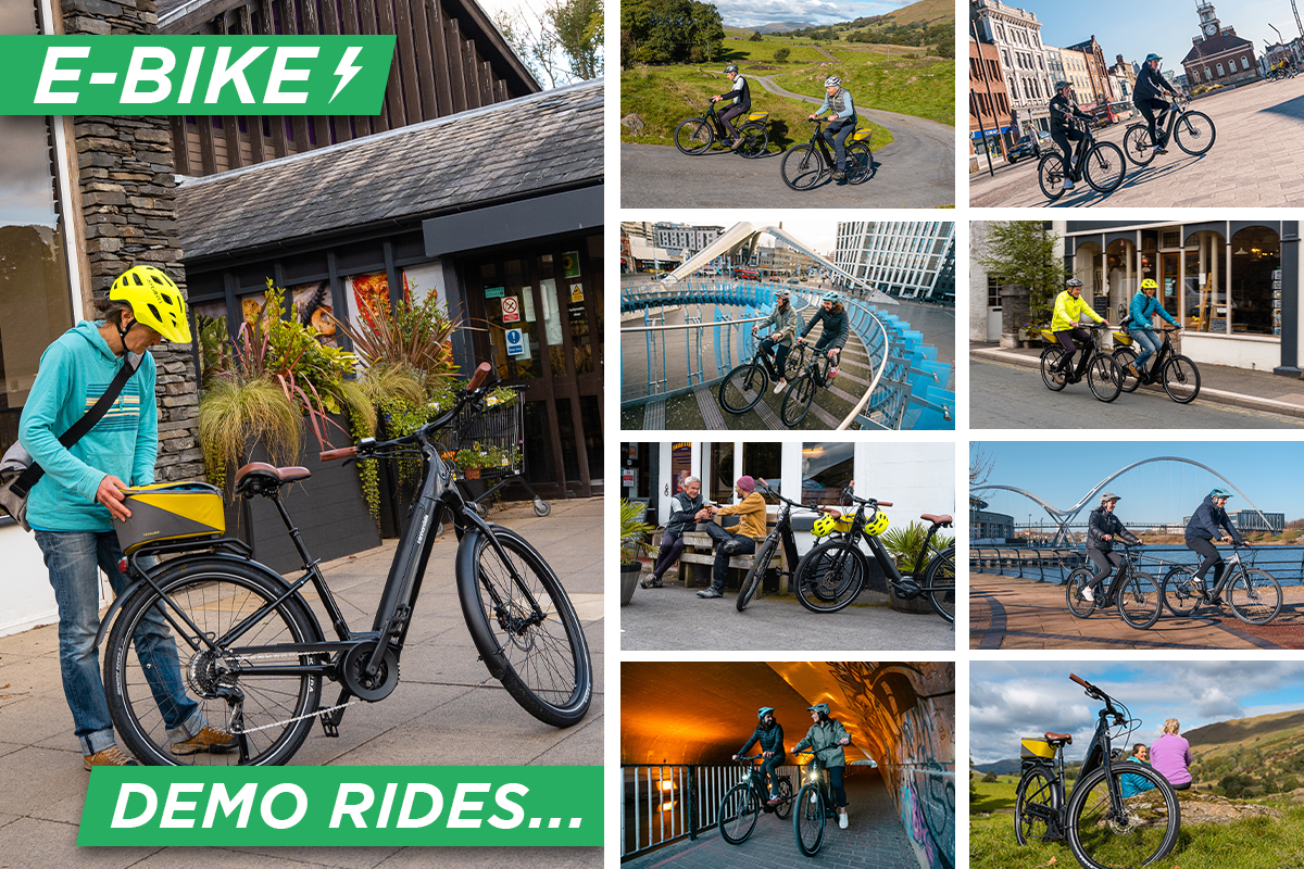 COME AND TRY AN E-BIKE – FREE E-BIKE DEMO RIDES