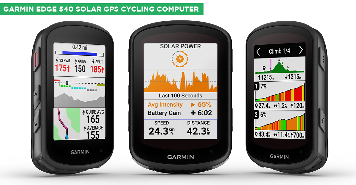 Garmin Edge 540 Solar GPS Cycling Computer