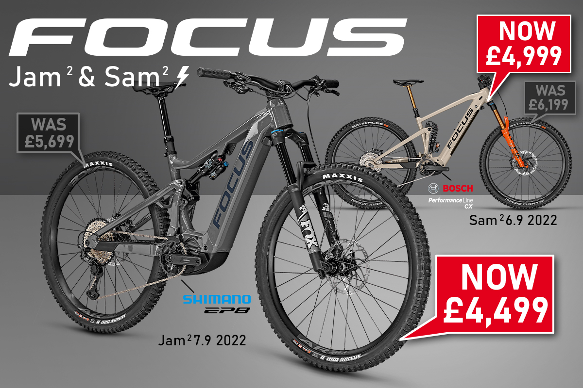 HUGE SAVINGS ON FOCUS SAM2 & JAM2 E-MOUNTAIN BIKES