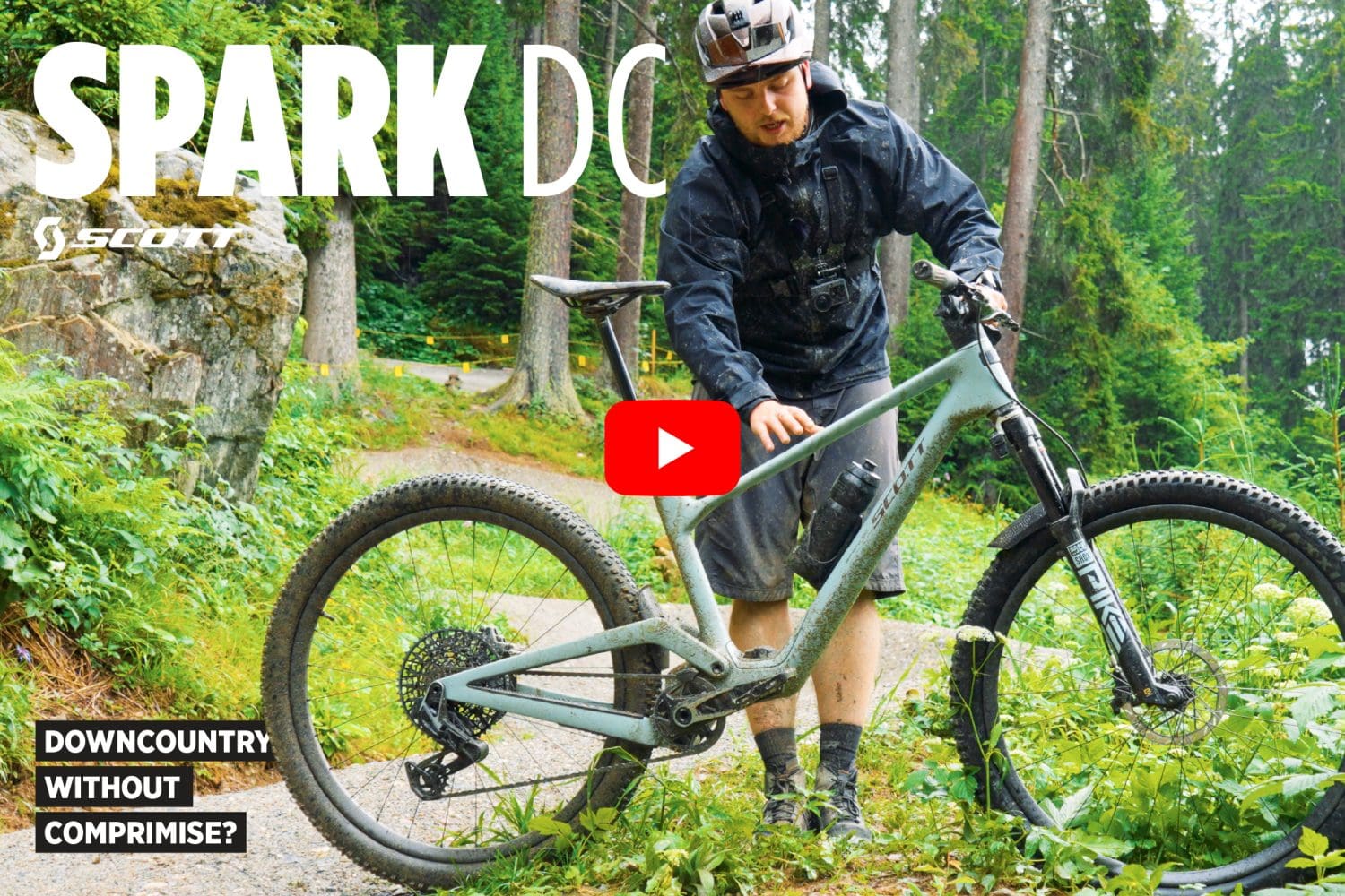 Link to video review about the new Scott Spark DC. first ride reaction.
