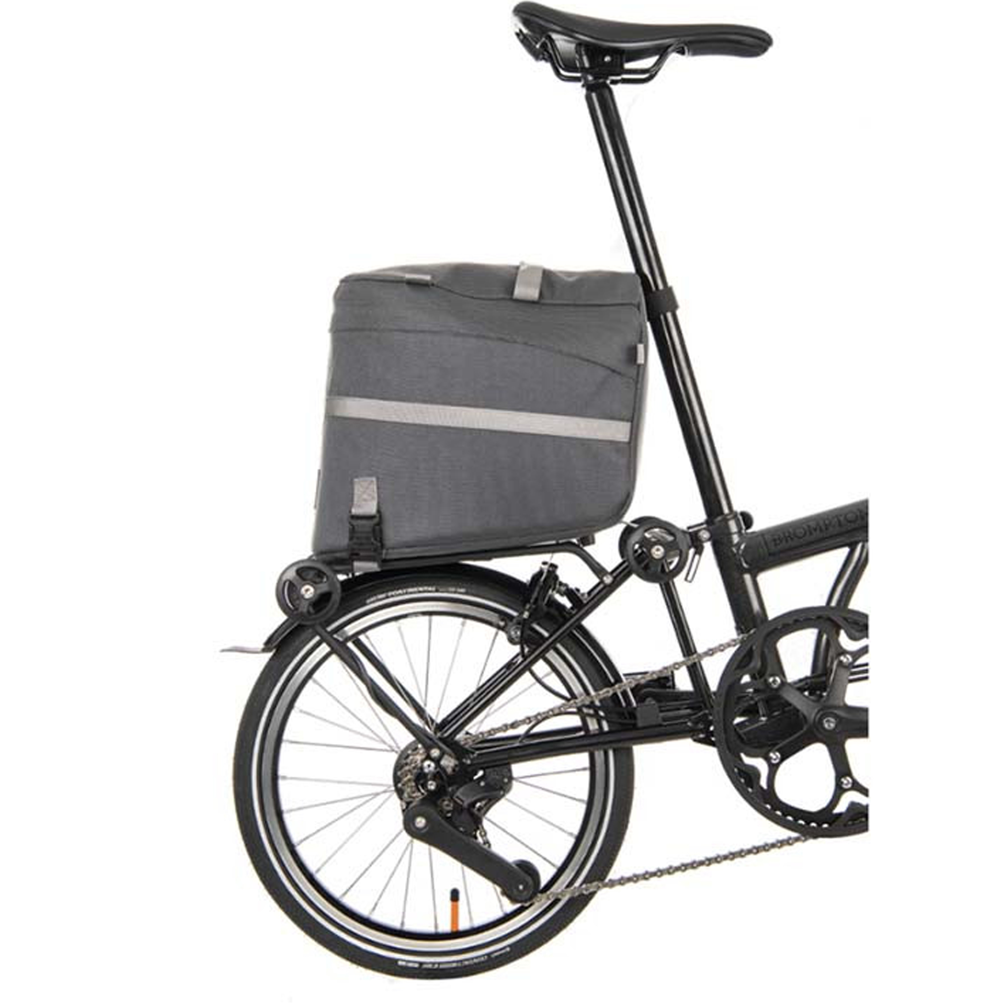 Brompton Borough Roller Rack Bag | Dark Grey
