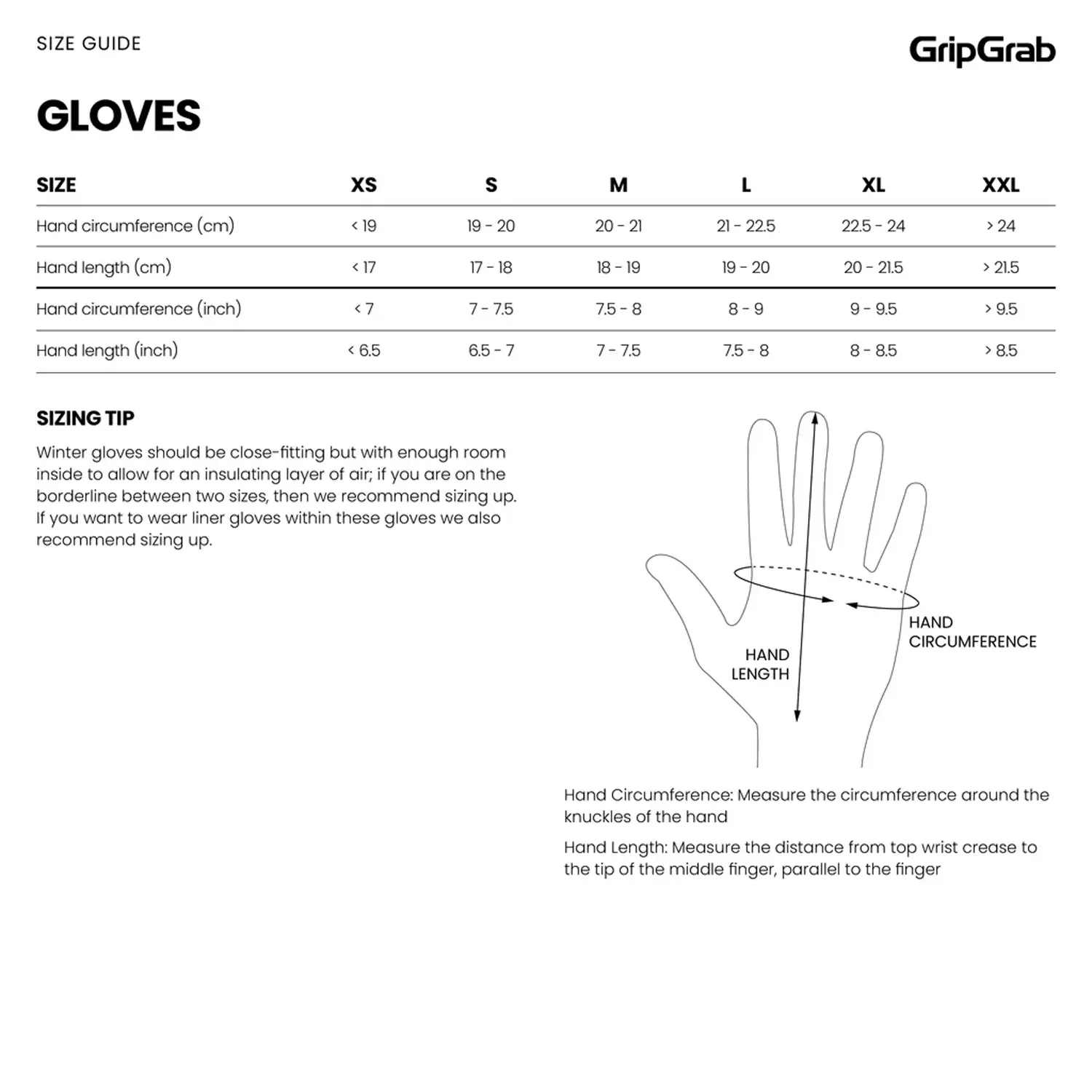 GripGrab_Gloves_Size_Guide
