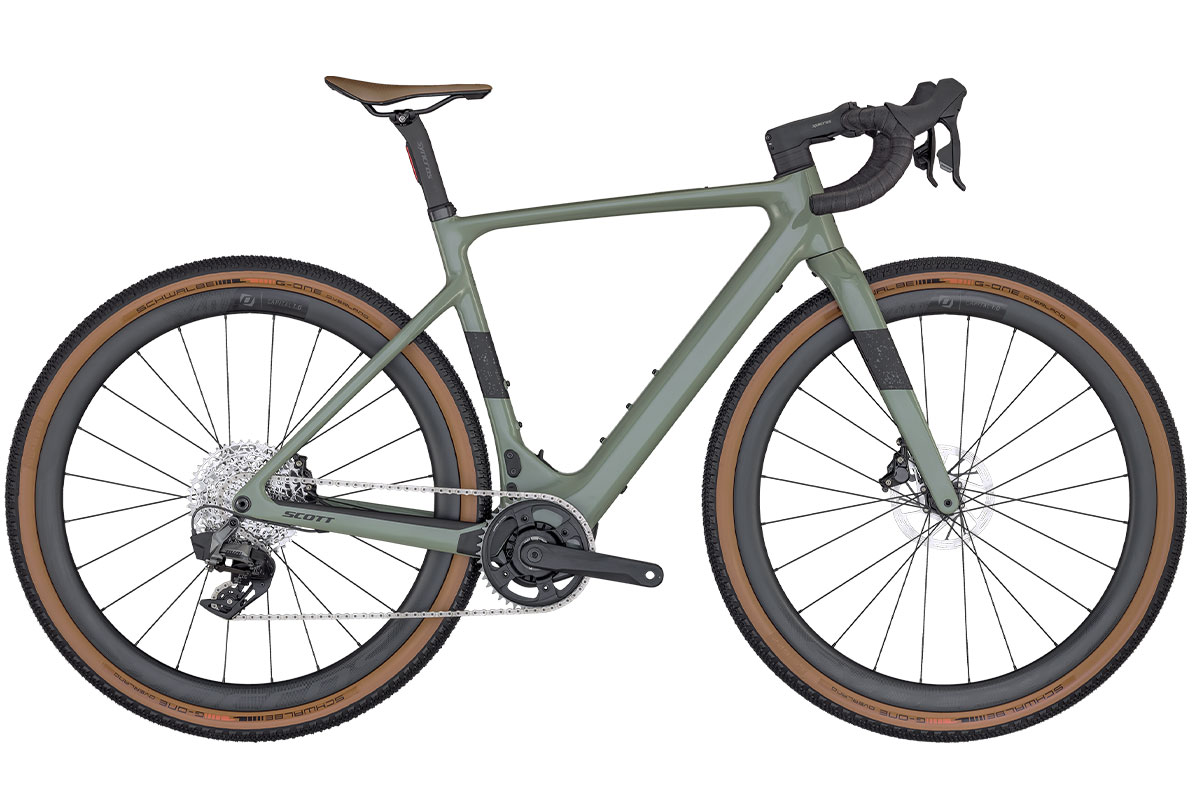 Scott Solace Gravel eRIDE 20 2025 | Undergrowth Green