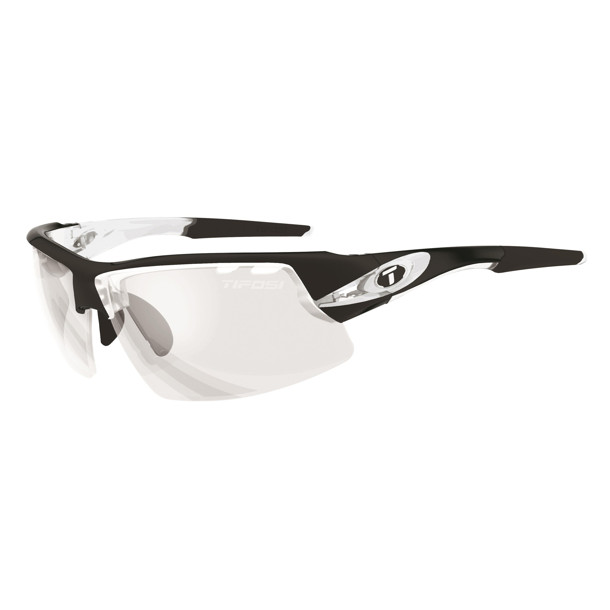 Tifosi Crit Crystal Black Fototec Light Night Lens