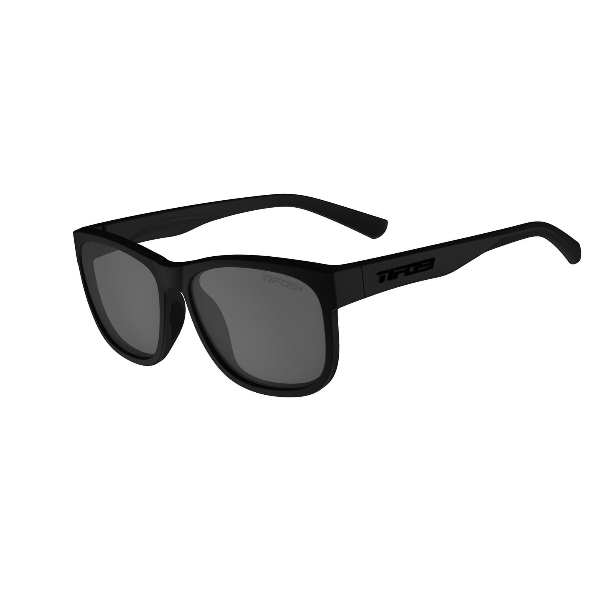 Tifosi Swank XL Single Polarised Lends Sunglasses | Blackout / Smoke Polarized