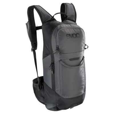 Evoc FR Lite Race Protector 10L MTB backpack in Carbon Grey - rear view