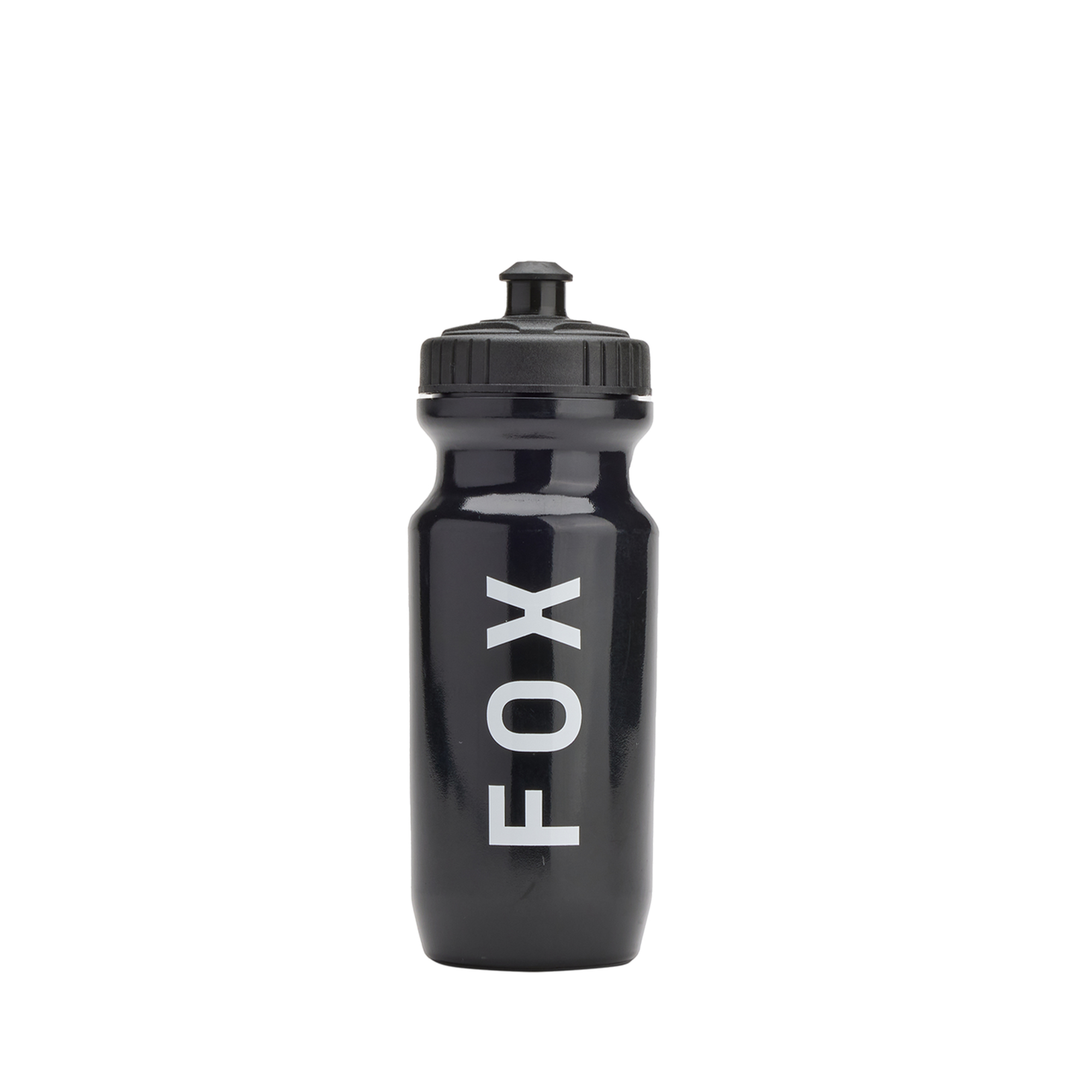 Fox Text Water Bottle | 625ml | Black