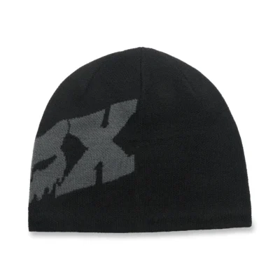 Fox_F_Head_X_Jacquard_Beanie_Black_2