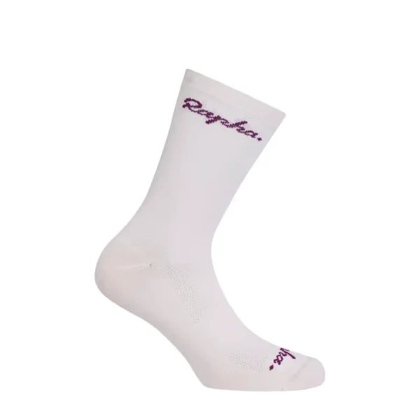 Rapha_Logo_Socks_White_Magenta_1