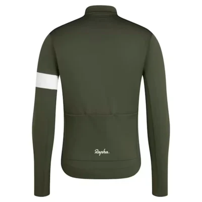 Rapha_Mens_Core_Thermal_Long_Sleeve_Jersey_Dark_Green_2