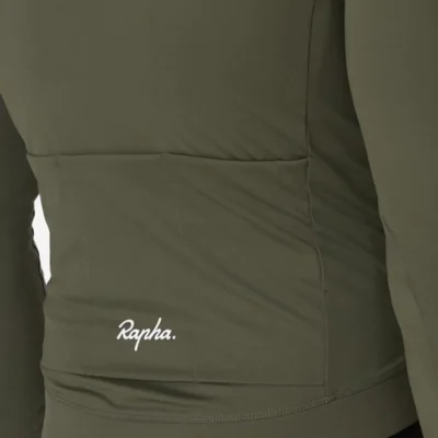 Rapha_Mens_Core_Thermal_Long_Sleeve_Jersey_Dark_Green_4